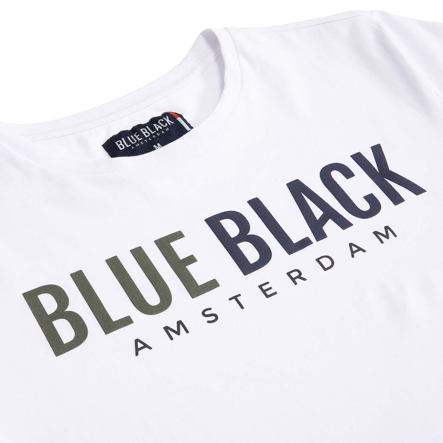BlueBlack T-shirt TOMMY Wit detail
